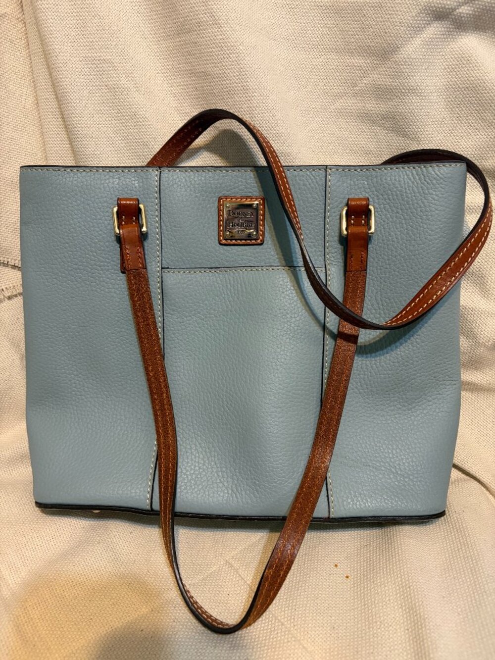 Dooney & Bourke blue/gray Small Lexington bag